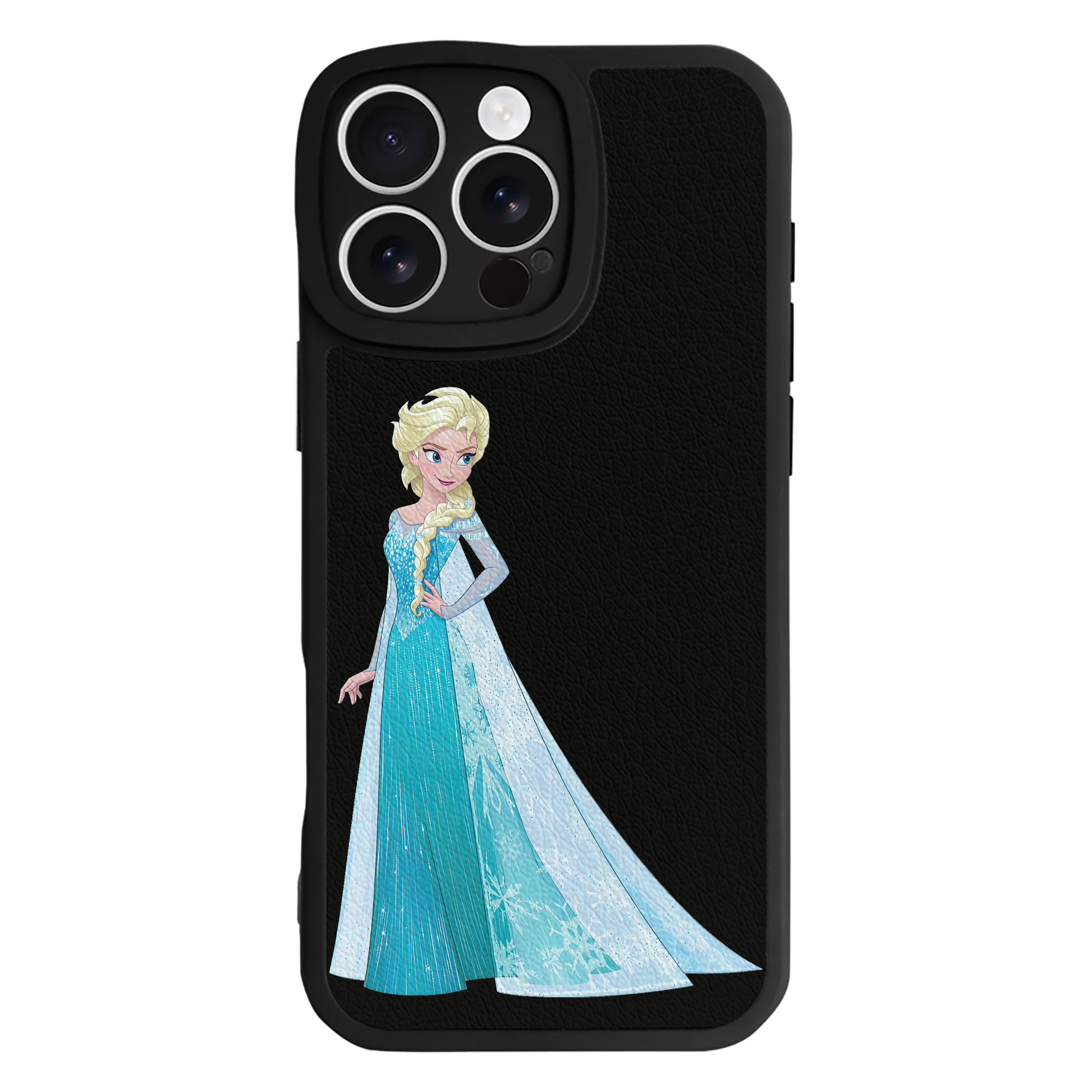（画像用） アナと雪の女王 アンナ エルサ Frozen Anna Elsa 【iPhone 16シリーズ対応】シリコンスマホケース（レザー調） 材質：シリコン